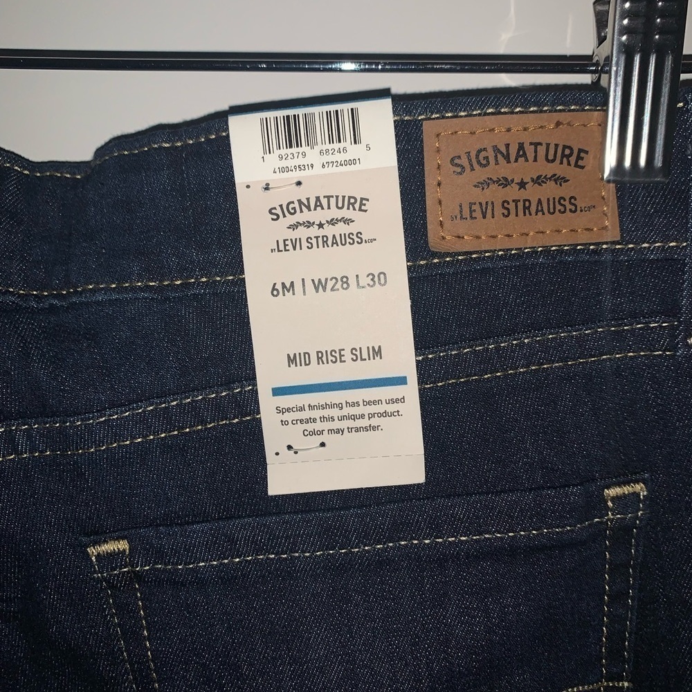 Levi’s Strauss Mid Rise Slime jeans New size 28/30 6 - Picture 7 of 10